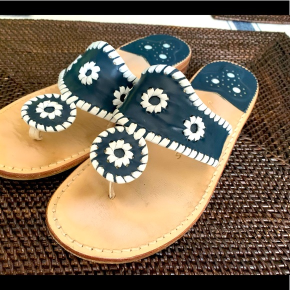 Jack Rogers navy sandals